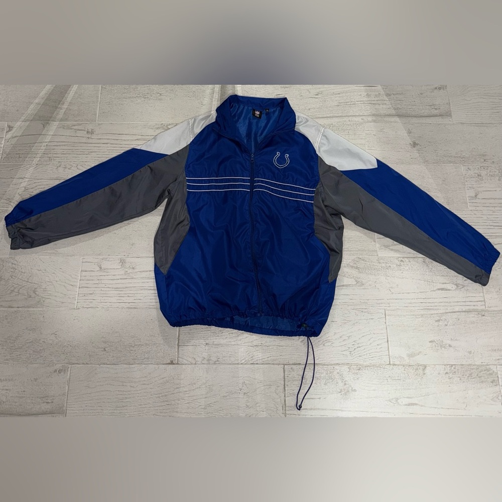 Indianapolis Colts Reebok Windbreaker Jacket/Mens Large